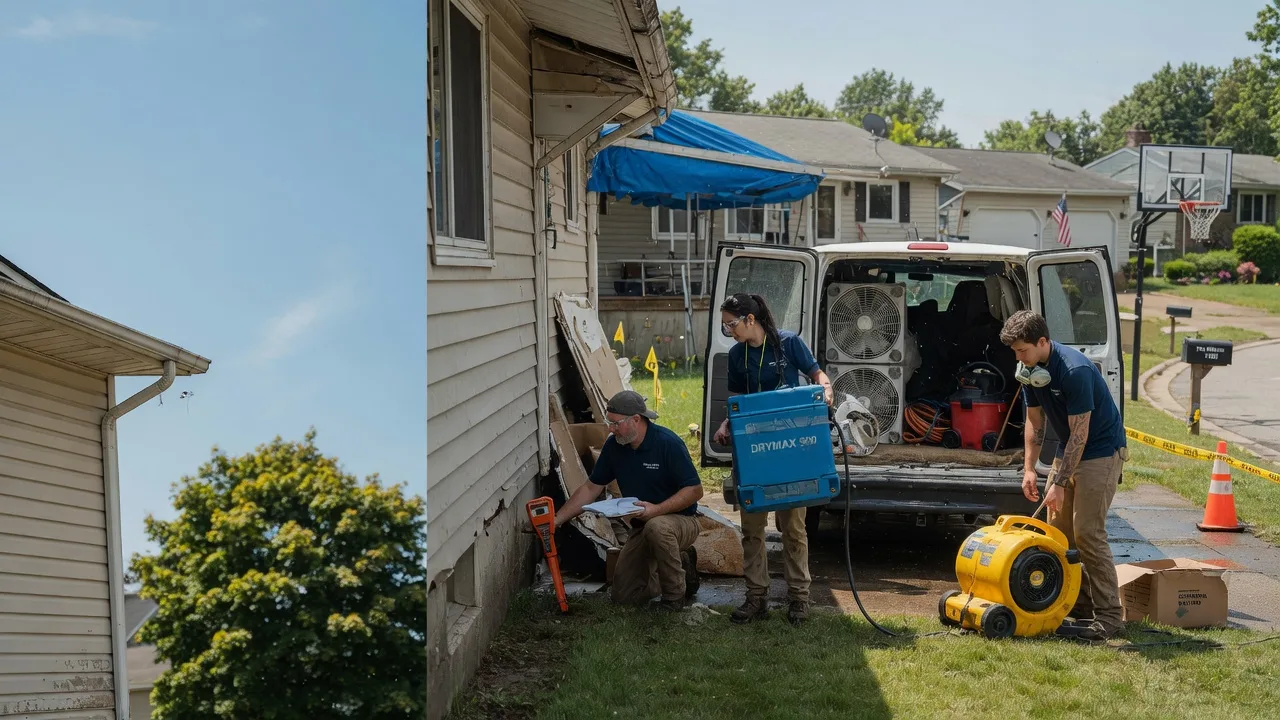 Ceiling Leak Cleanup in Mount Morris, MI near me
