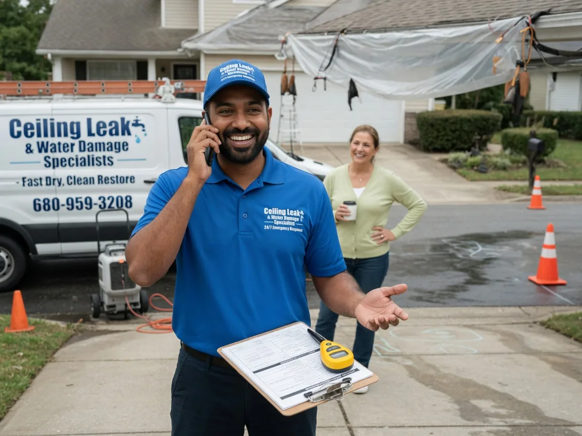 Ceiling Leak Cleanup Mount Morris, MI FAQs